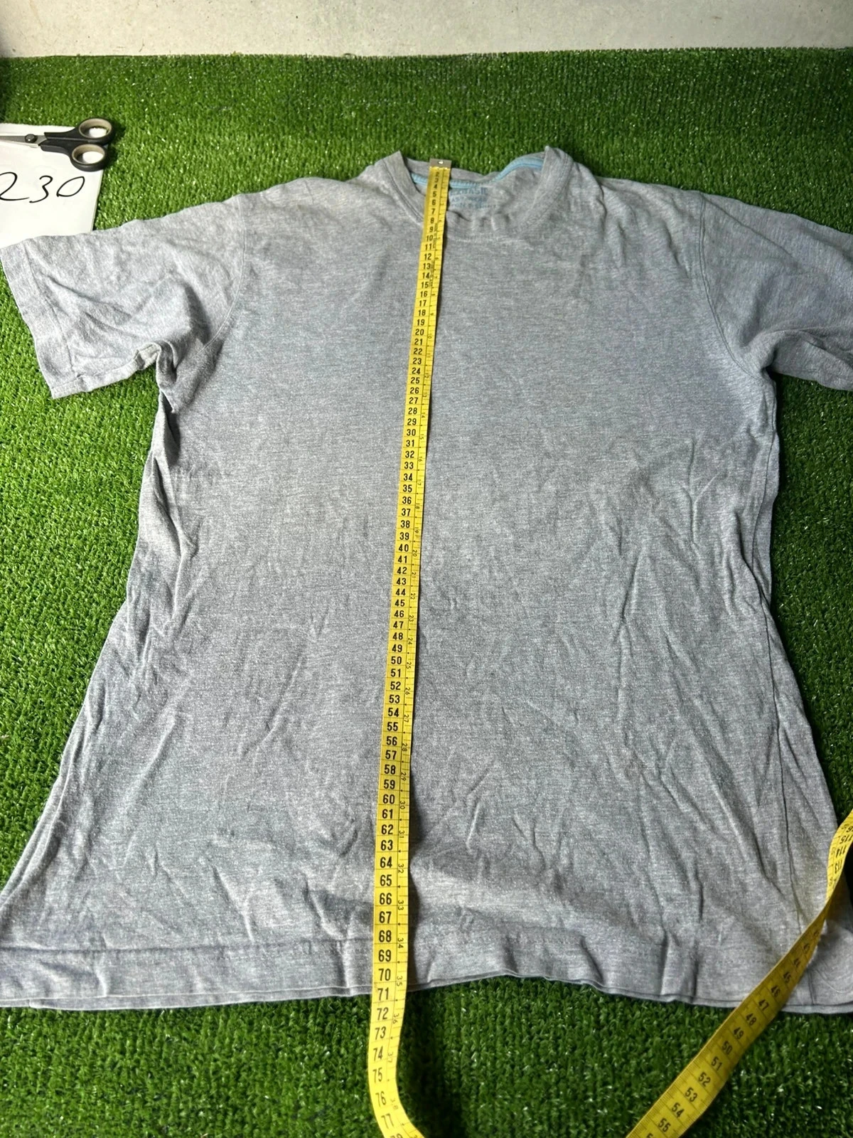 Camiseta blanca y gris lisa - TEX Basic talla M – photo 8